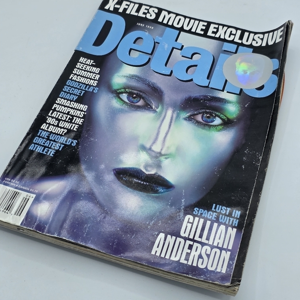 Vintage Details Magazine June 1998 X-Files Movie Exclusive Issue - Picture 2 of 12